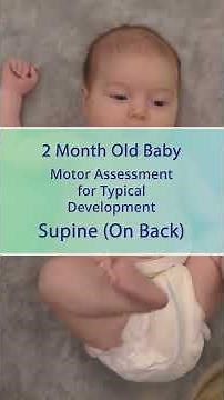 2-Month-Old Motor Development: Supine Position 👶 #shorts