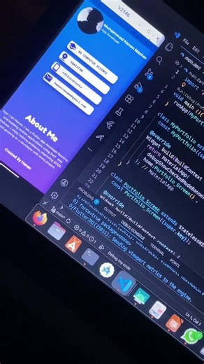 Build Your Own Portfolio App in Flutter! 📱✨| flutter ui 2026 #flutter #flutter #portfolio #uidesign