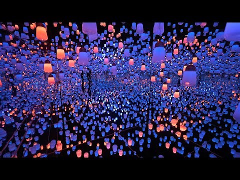 4K・ Tokyo teamLab Borderless in Odaiba (Now closed)・4K HDR