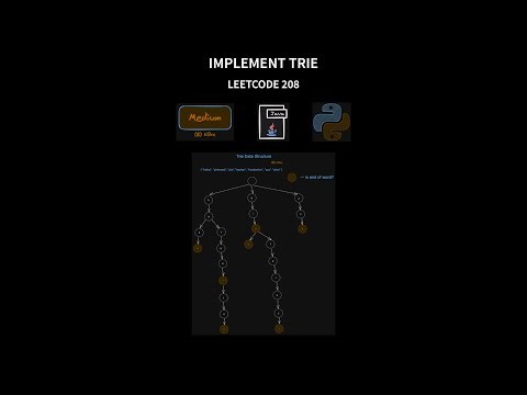 Design Add and Search Words Data Structure - Leetcode 211 | Using Trie