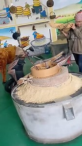 Grains stone mill grinding process Good tools and machinery can increase work efficiency | DIY - Restoration Garage