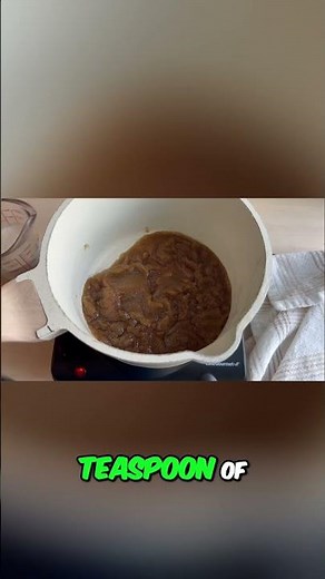 Easy Caramel Sauce Recipe: Melted Butter & Brown Sugar! #shorts