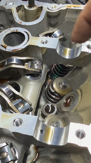 MK7 GTI customer had a real bad Cylinder 4 misfire which another shop couldn’t diagnose the problem. Compression test showed Zero compression on cylinder 4. Borescoping the engine showed one intake valve hanging open for dear life. We are gonna get this GTI dialed back in with 8x all new OEM intake valve springs with the head still on the engine. New Oem timing chain and tensioner, a Liqui Moly oil and filter change, a cam bridge reseal and it will be back on the road with zero misfires. We are 