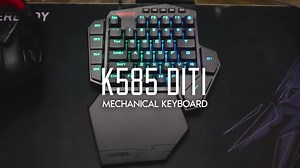 REDRAGON DITI K585 Features: • High quality mechanical switches • RGB full color LED backlit keys • N-key rollover • Golden plated USB port • USB2.0 HUB • Multimedia keys • Wrist rest • 5 Macro keys • 1.8 Meters braided cable | Redragon Philippines