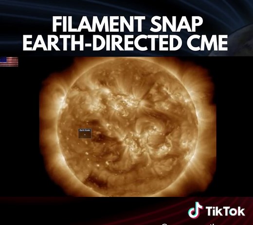 Update to the filament snap we saw yesterday. It did produce a small Earth-directed CME that will glance our planet to provide a week impact to Earth’s magnetic field Friday night or Saturday morning. Watch the whole video by heading to our channel, https://youtu.be/MDhDxze2MQ0 (link in bio!) #spaceweather #solarflare #suspiciousobservers #suspicious0bservers #spacescience #spacenews #spaceweathernews