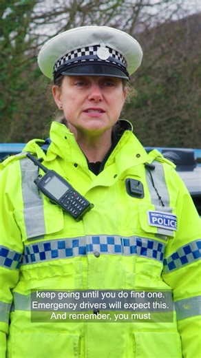 What do you do when you see blue lights? 👇 We often get asked: what should you do when you’re driving and suddenly see blue lights behind you. When those lights hit your mirror, every second matters — but knowing how to react safely is just as important. In this quick guide, Sergeant Michelle Langan explains what to do when an emergency vehicle needs to get through, helping you stay safe and the emergency services save lives. So next time you spot blue lights on the road, please remember these 