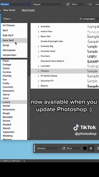 Introducing the New Font Browser for Photoshop Users