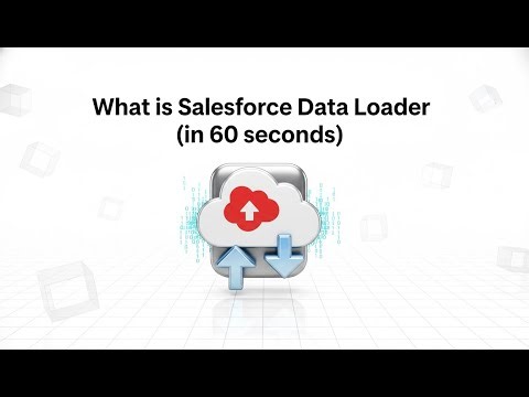 What is Salesforce Data Loader (in 60 seconds)