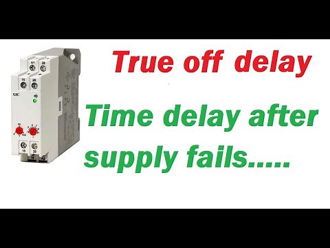 what is True Off Delay timer? How its works? Explained.....