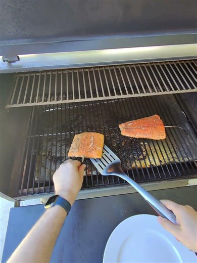 Smoked salmon on the Traeger for meal prep