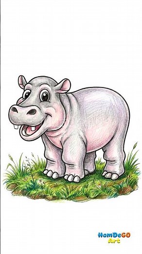 ✨ FROM SIMPLE LINES TO VIRAL ART: THE AMAZING EVOLUTION OF OUR HIPPO!