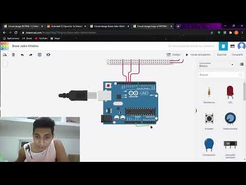 Encender 3 led con 3 botones y ciclo while en Arduino