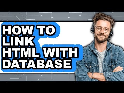 How to Link Html with Database (only Way)