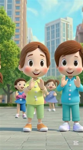 Joyful Clapping Moment for Kids #animation #wholesome