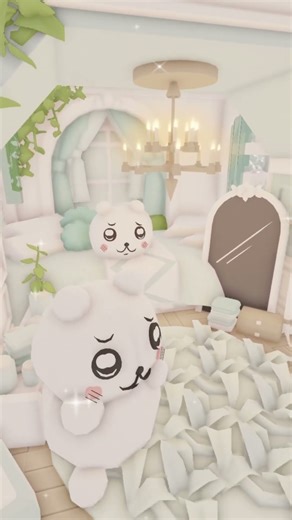 Blue Chiikawa Tiny Home Tour 🌀 Roblox Adopt Me! #adoptme #shorts #chiikawa #blue