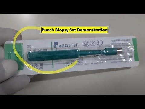 4mm and 6 mm Punch Biopsy set Demonstration