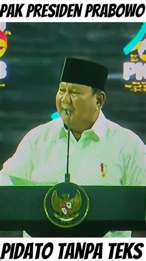 Presiden Prabowo - teks pidato membuat ngantuk