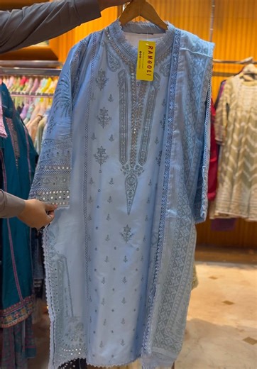 Eid collection 3pcs stiched embroidered & boring work with print cotton net dupatta & trousers Fabric cotton Size one side of chest small chest 18 / Medium chest 20.5 / Large 23 length 45 For Online order send article pictures & size full address send on WhatsApp 92 3429570069 . . . . . . . . . . . . . . . . . . . . . . . . . . . . . . . #Rangoli #rangolidesign #rangolicloting #rangoliofficial #rangolipeshawarsaddar