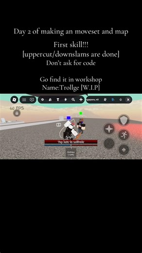 Day 2 of making trollge moveset #jjs #jujutsushenanigans #trollgeincidents #trollge