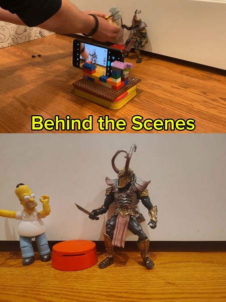 Behind the Scenes Homer Freed the Demon The Simpsons ‎⁨‪@NonpointOfficial‬ Is It Stop Motion