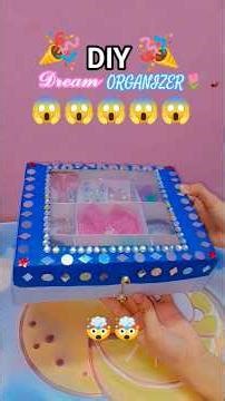 How to Make Jewelry & Hair Clip Organizer! 😱 #shorts #diy #craft #viral