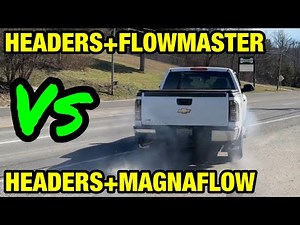 CAMMED Chevy/GMC 5.3L V8: Headers+Magnaflow Vs Headers+Flowmaster!