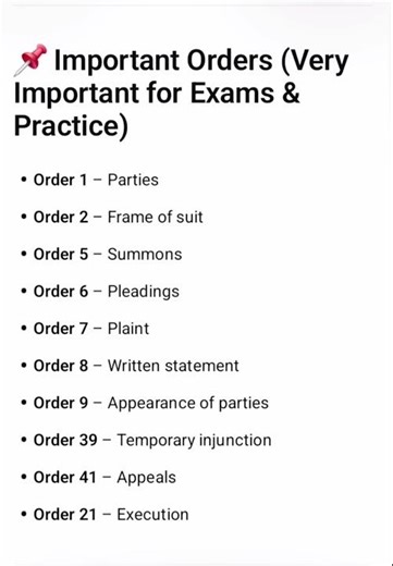 Civil procedure code Indian law 📚⚖️⚖️⚖️📘📘📘📙📙📙