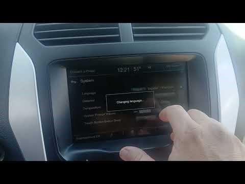 How to Change Language to English, Spanish, or French in a Ford Explorer (2011–2019)