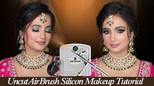 226K views · 3.3K reactions | Bridal Airbrush Silicone Makeup Tutorial | Goldy Hunjan Makeup Studio | Facebook
