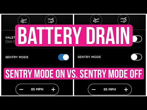 Tesla Model 3 Battery Drain With Sentry Mode On While Parked Unplugged For 4 Days