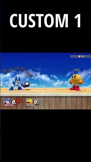 Mega Man Custom Neutral Special Moves | Super Smash Bros. for Nintendo 3DS and Wii U (Smash 4)