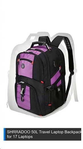 Shrradoo 50L Travel Laptop Backpack Review