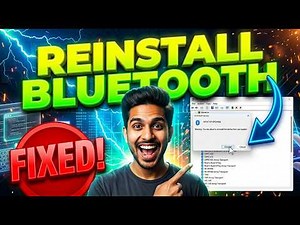 How to Reinstall Bluetooth Driver Windows 11 | Fix Bluetooth Issues