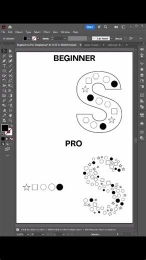 Adobe Illustrator Tips 2025 - Tips to Create S logo with Fillinger Script #adobeillustrator