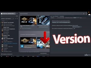 Como bajar de versión el ETS2 Y ATS en Steam.