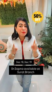 762-202-7777, 706-903-2777, 706-903-0777 9537-33-4025 50% off on Fat burner, slimming, body contour, weightloss Dr.Sapna is available at Surat vesu branch Dates Dec 18, Dec -19 Hurry up Bookings are filling up Don’t miss this opportunity #fatloss #slimming #weightloss #bodycontour #tummytuck #fatfreezing | Dr Sapna's The Glow Cosmetic Clinic