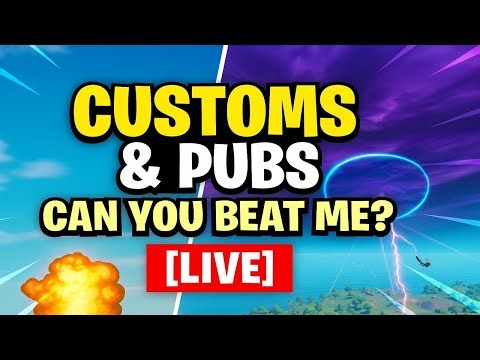 Fortnite Pubs & Customs LIVE | The Ultimate Showdown