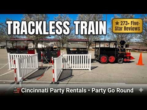 Trackless Train Rental Cincinnati OH — Party Go Round 🚂
