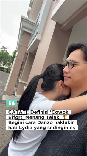 TERUNGKAP! Bukan Karena Fisik, Ternyata Kalimat 'Maut' Ini yang Bikin Lydia ONIK Luluh ke Danzo Meski Sempat Menolak Kasar HOTPOD – Perjalanan cinta selebriti internet Lydia ONIK dan Danzo kini tengah menjadi sorotan publik. Dalam unggahan podcast terbaru bersama Juan, Lydia secara blak-blakan membongkar rahasia di balik titik baliknya menerima cinta Danzo. Sempat melontarkan penolakan keras hingga mengaku bersikap 'kasar', Lydia menyebut kegigihan Danzo selama tiga bulan penuh menjadi kunci uta