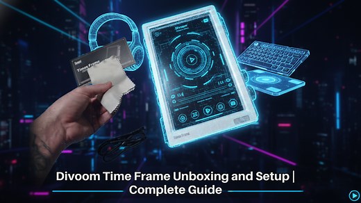 Divoom Time Frame unboxing and setup | Complete guide