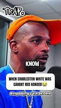 When #charlestonwhite was caught red handed 😭