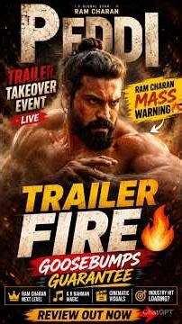 PEDDI Trailer Reaction & Review 🔥 Ram Charan Career Best Look?