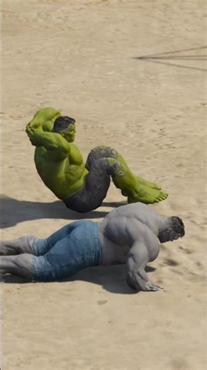 Gtav Green Hulk Vs Gray Hulk Test Power Challenge💪