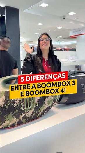 5 diferenças entre a Boombox 3 e Boombox 4!