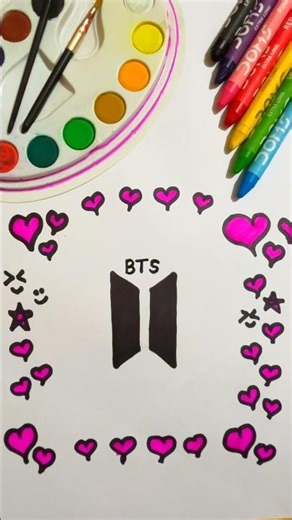 BTS drawing✨💖| #shorts #bts #drawing