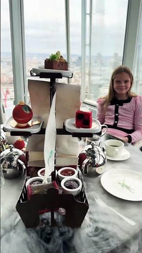 Peter Pan Tea at the Shard in London 🇬🇧 #theshard #london #tea #peterpantea