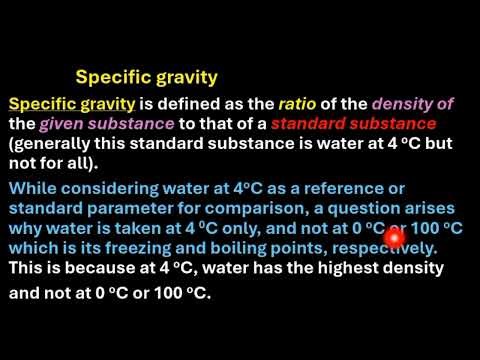 Physics grade 10 3.2 Density and specific gravity