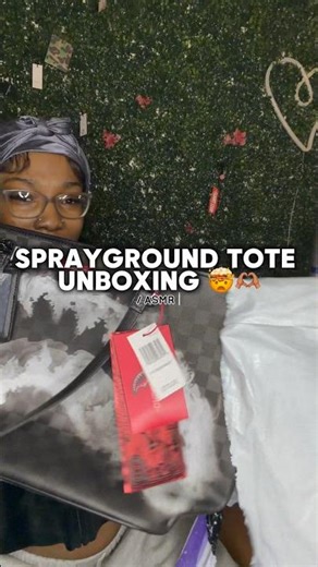 I lovee a tote bag 😍🎀 #sprayground #totebag #unboxing