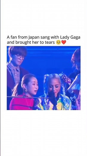 Lady Gaga emotional after fans sing shallow to her