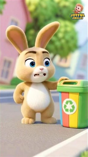 Learn Good Habit: Don't Litter | Nursery Rhymes & Kids Song | Joyful Jingles #shorts #rhymes